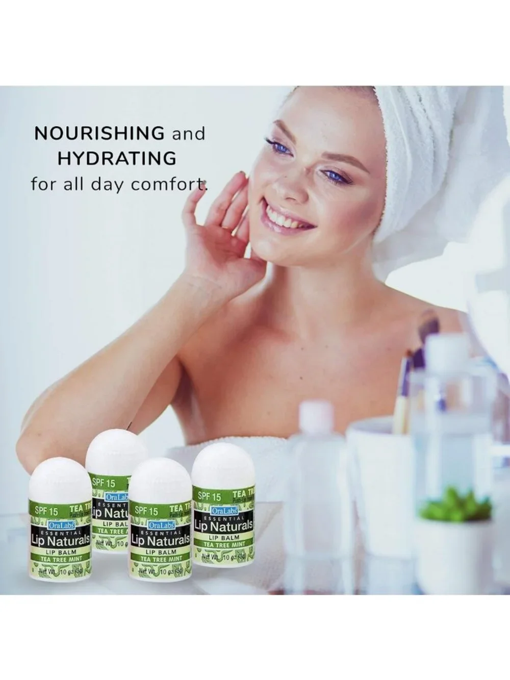 Mini Lip Balm Set, SPF 15, Hydrating & Nourishing, 50 Count Display